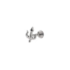 Trident Internally Threaded Titanium Ear Studs