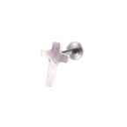 Shell Cross Stainless Steel Ear Studs
