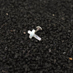 Shell Cross Stainless Steel Ear Studs