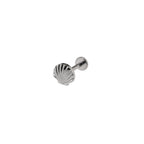 3D Engraved Shell Internally Threaded Titanium Studs