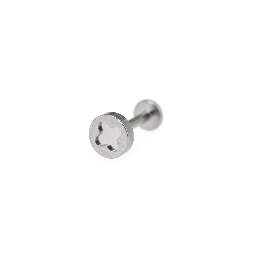 Screw Top Internally Threaded Titanium Lip Ring