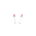 Oil Slick Cat Ear stainless steel Cartilage Studs