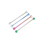Double Ball CZ Titanium Industrial Barbell