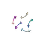 Heart Spike Titanium Rook Jewelry