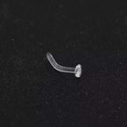 6PCS L-shaped 16G Glass Needle Invisible Rod Puncture Nail Set