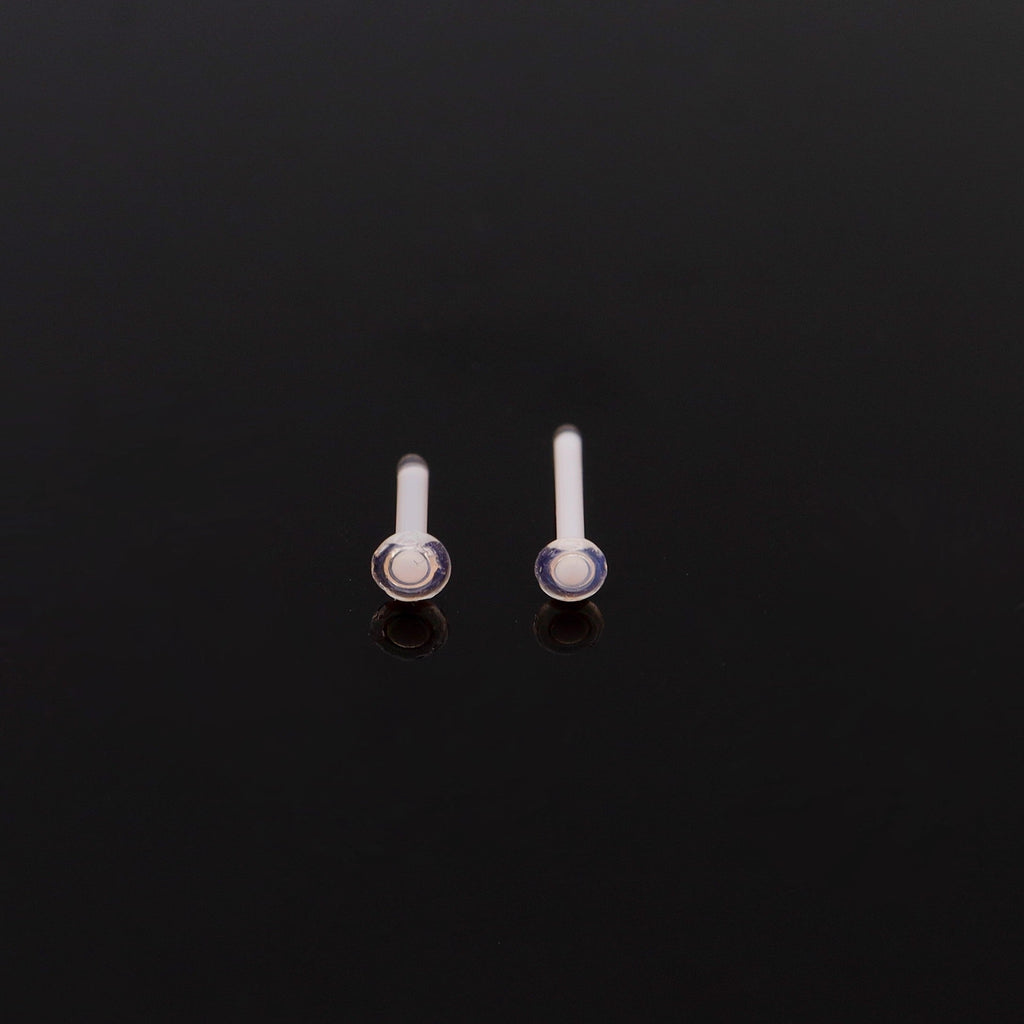 6PCS Glass Needle Flesh-Tone Invisible Stick Piercing Set