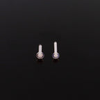 6PCS Glass Needle Flesh-Tone Invisible Stick Piercing Set