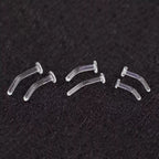 6PCS L-shaped 16G Glass Needle Invisible Rod Puncture Nail Set