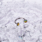 Dreamy Oil Resin Horseshoe Ring