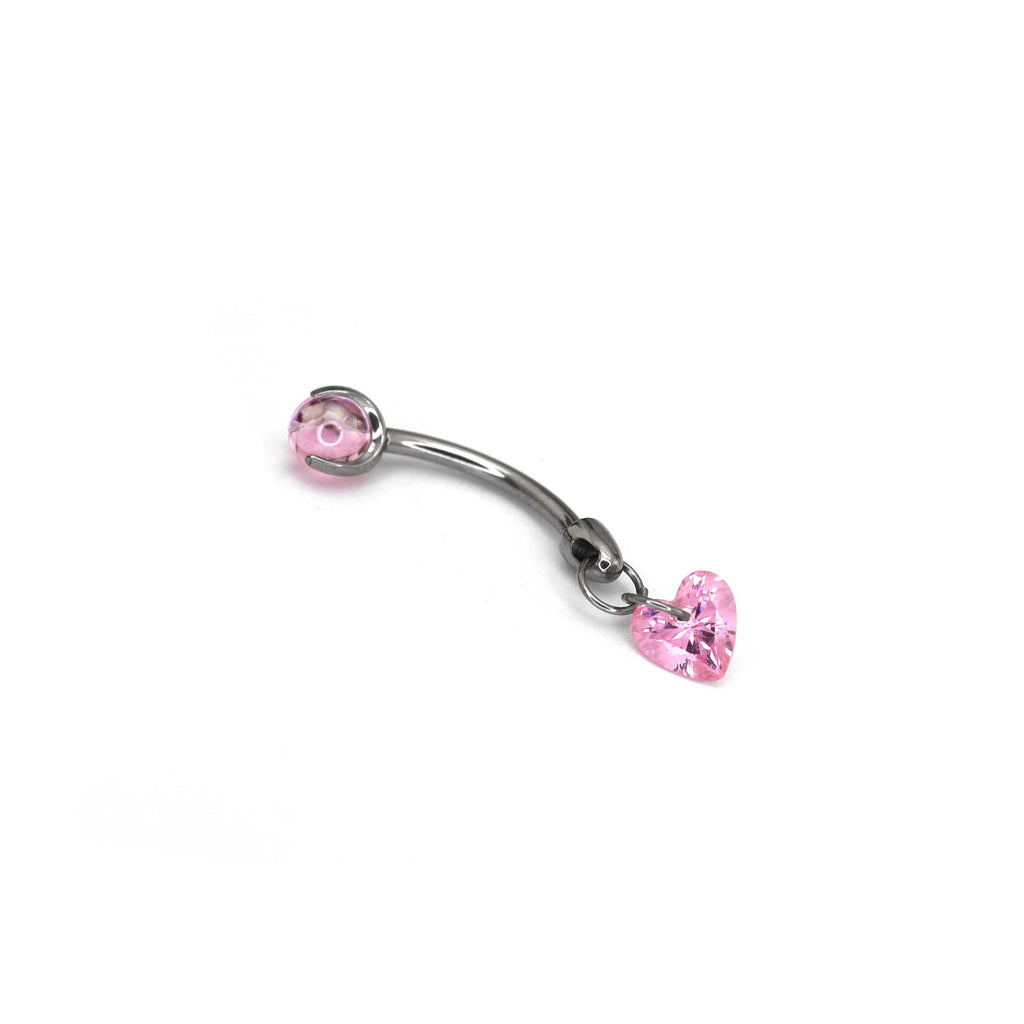 CZ Pendant Titanium Rook Jewelry