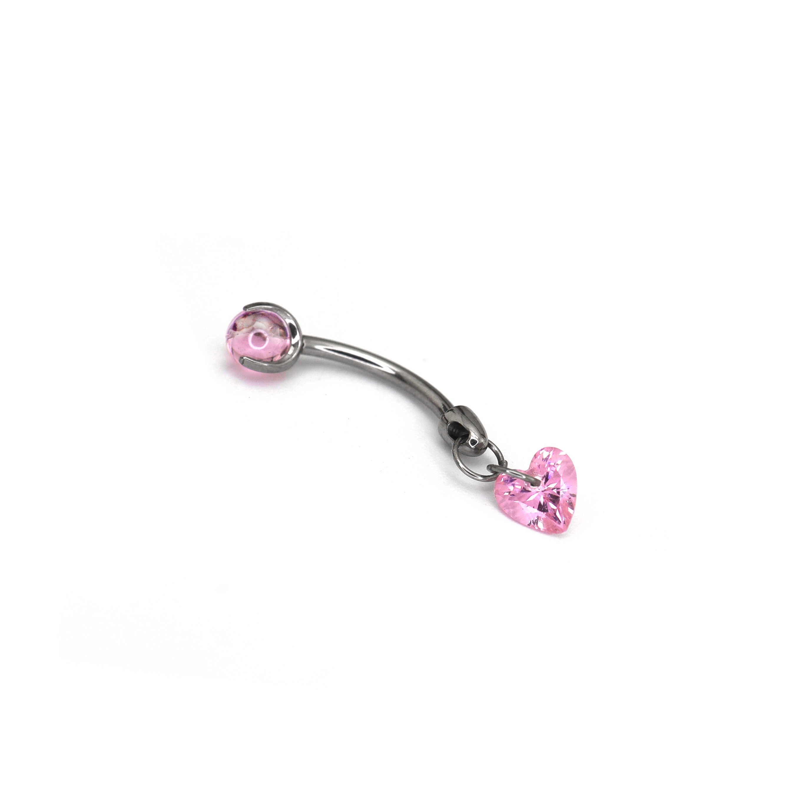 CZ Pendant Titanium Rook Jewelry