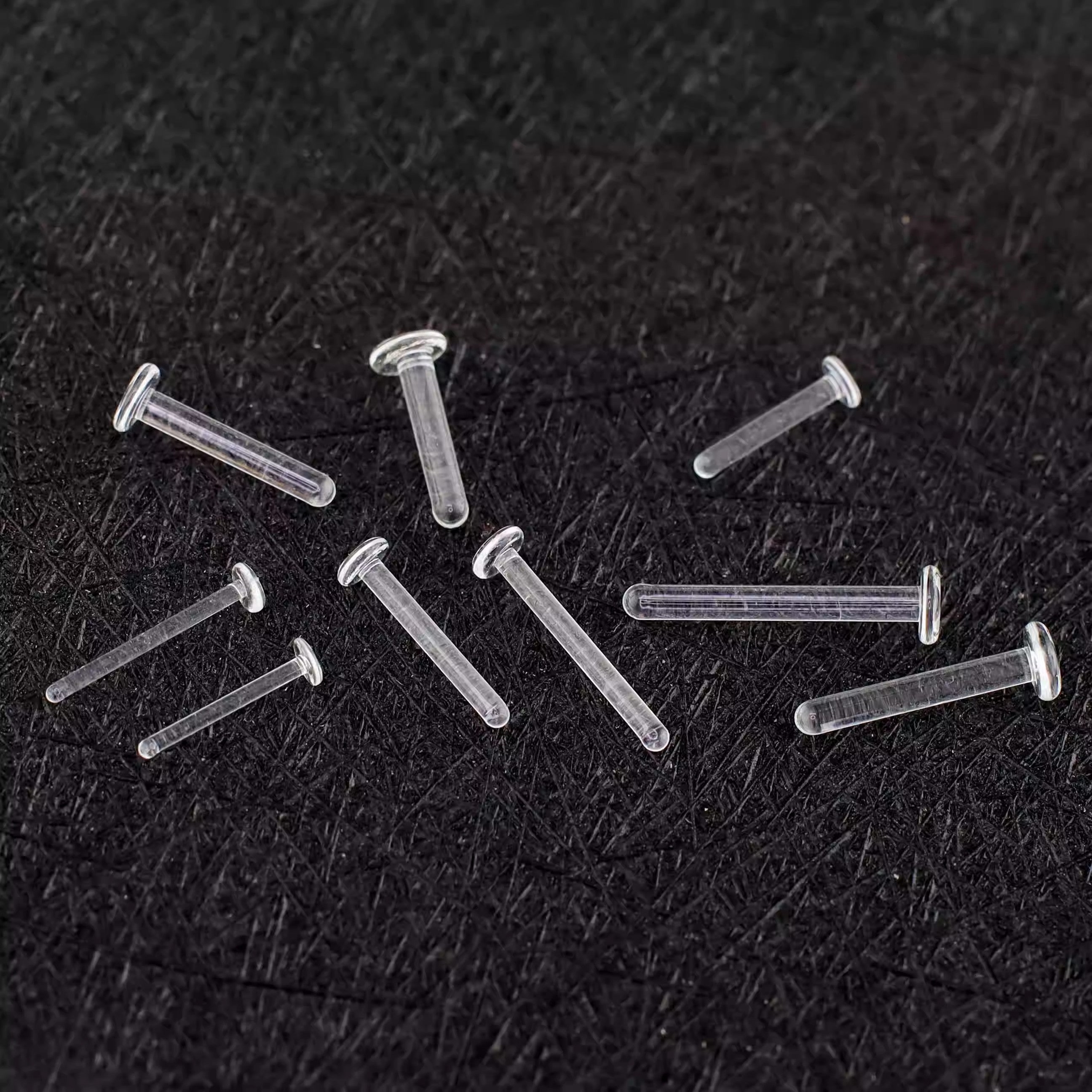 6PCS 20G Glass Needle Invisible Rod Puncture Nail Set