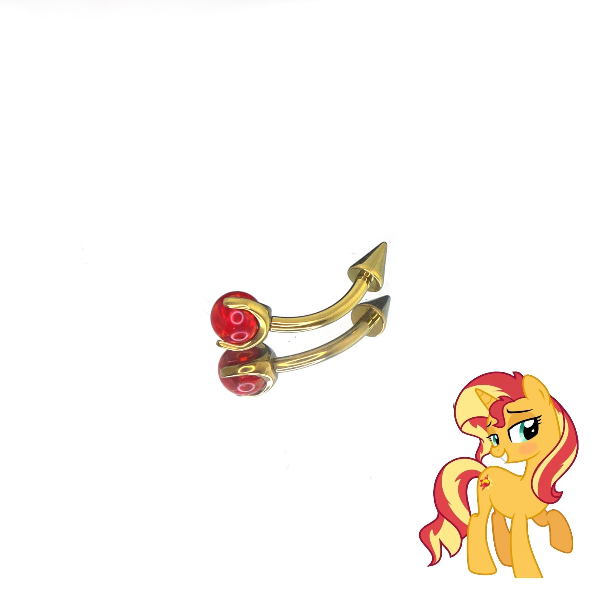 MLP  Titanium Opal Rook - eyebrow