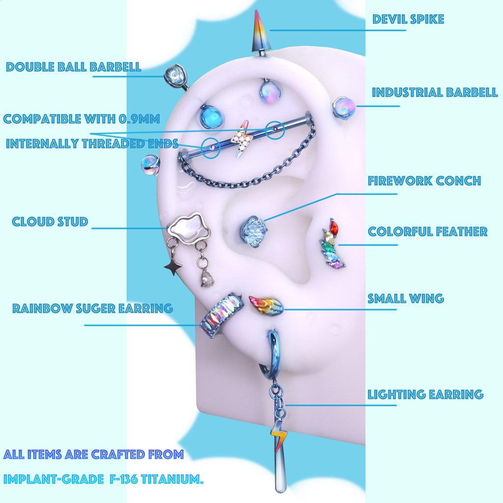 MLP Rainbow Dash Series Ear Accessories