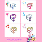 MLP Titanium Internally Threaded  Zirconia Ring - Horseshoe, Cartilage, Earring & Labret