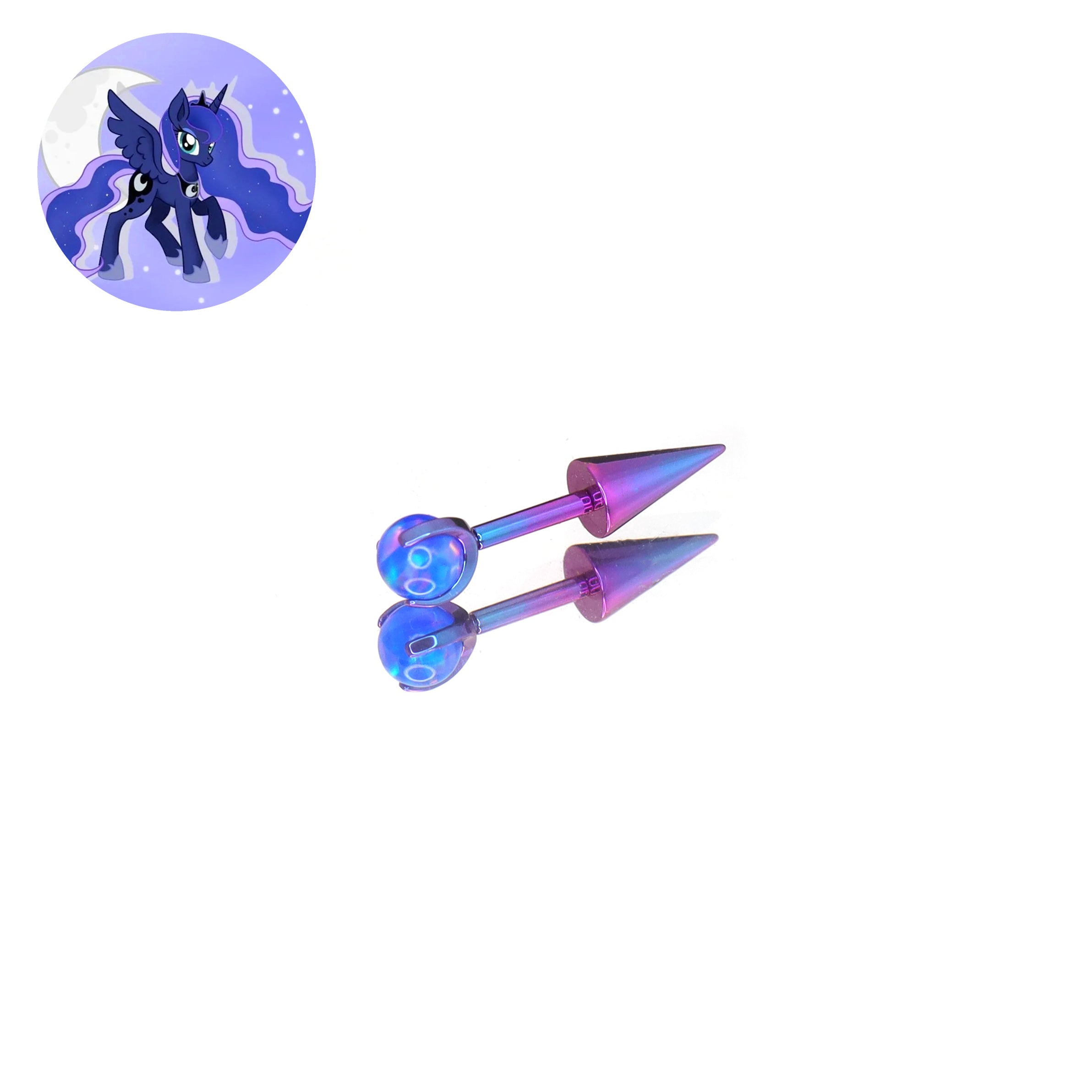 MLP  Opal CZ  Barbell - Ear