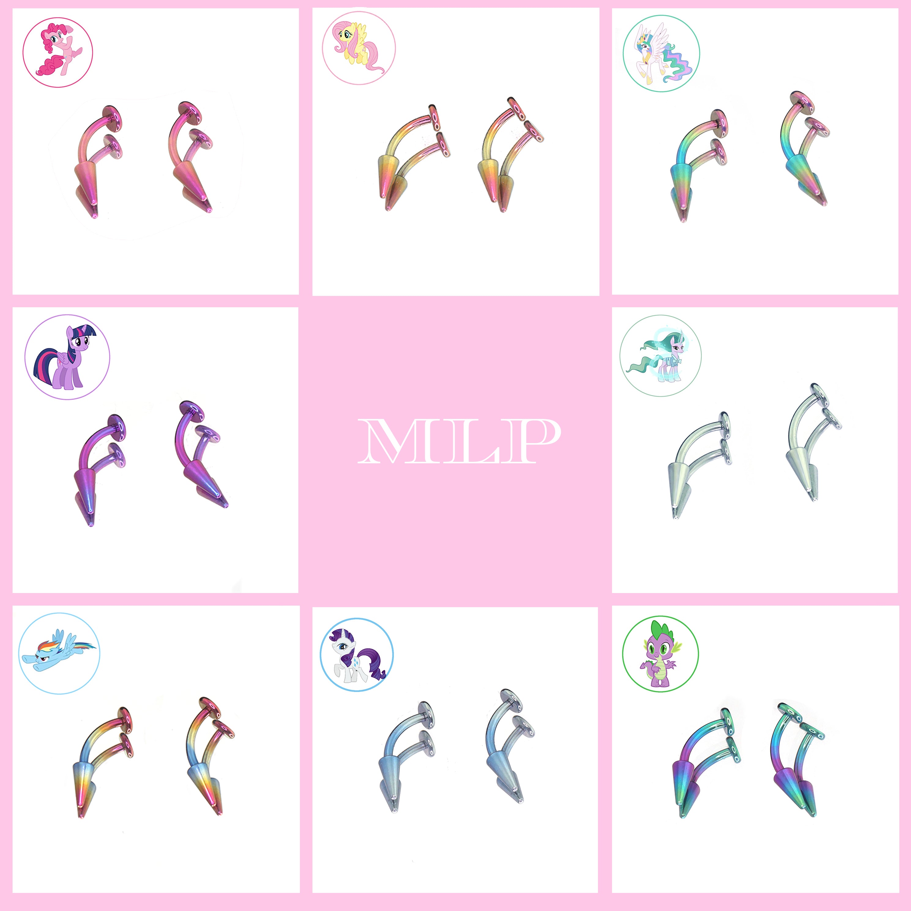 MLP  Titanium Rook - eyebrow