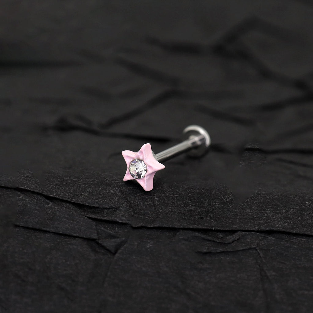 CZ & Resin Star Internally Threaded Stud