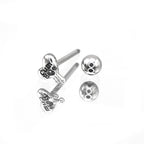 Melted Heart Titanium tongue stud