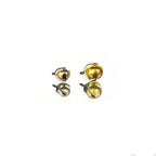 Rainbow CZ ball Titanium Internally Threaded barbell stud