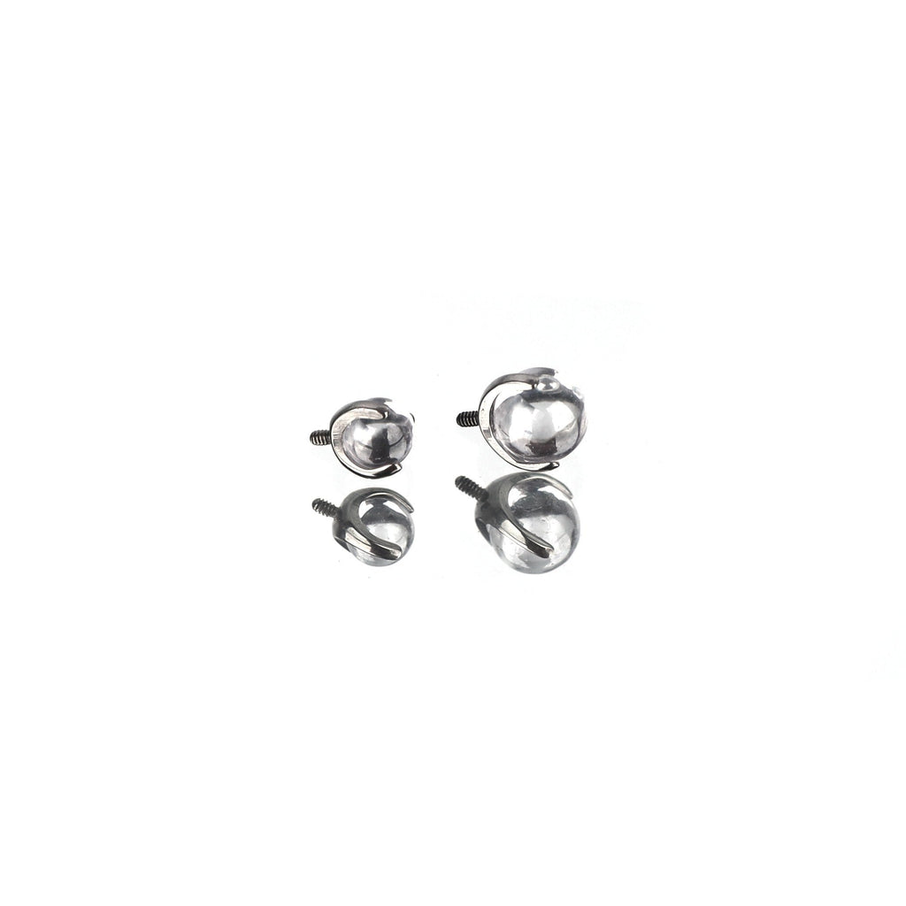 Rainbow CZ ball Titanium Internally Threaded barbell stud