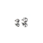 Rainbow CZ ball Titanium Internally Threaded barbell stud