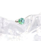 Gradient Tourmaline CZ Titanium tongue stud