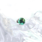 Gradient Tourmaline CZ Titanium tongue stud