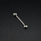 Classic Externally Threaded S925 Sterling Silver barbell studs