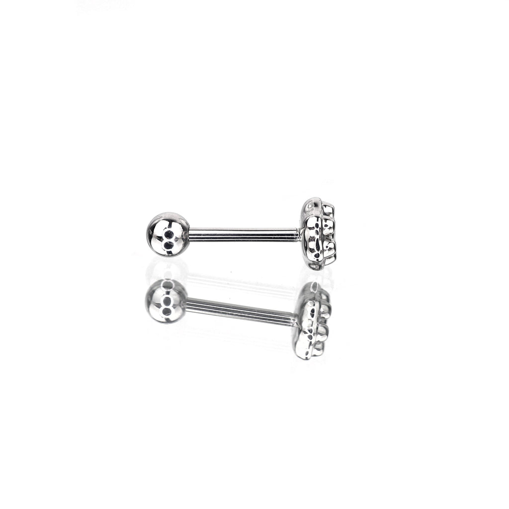 Kitty Paw Stainless Steel Tongue Stud