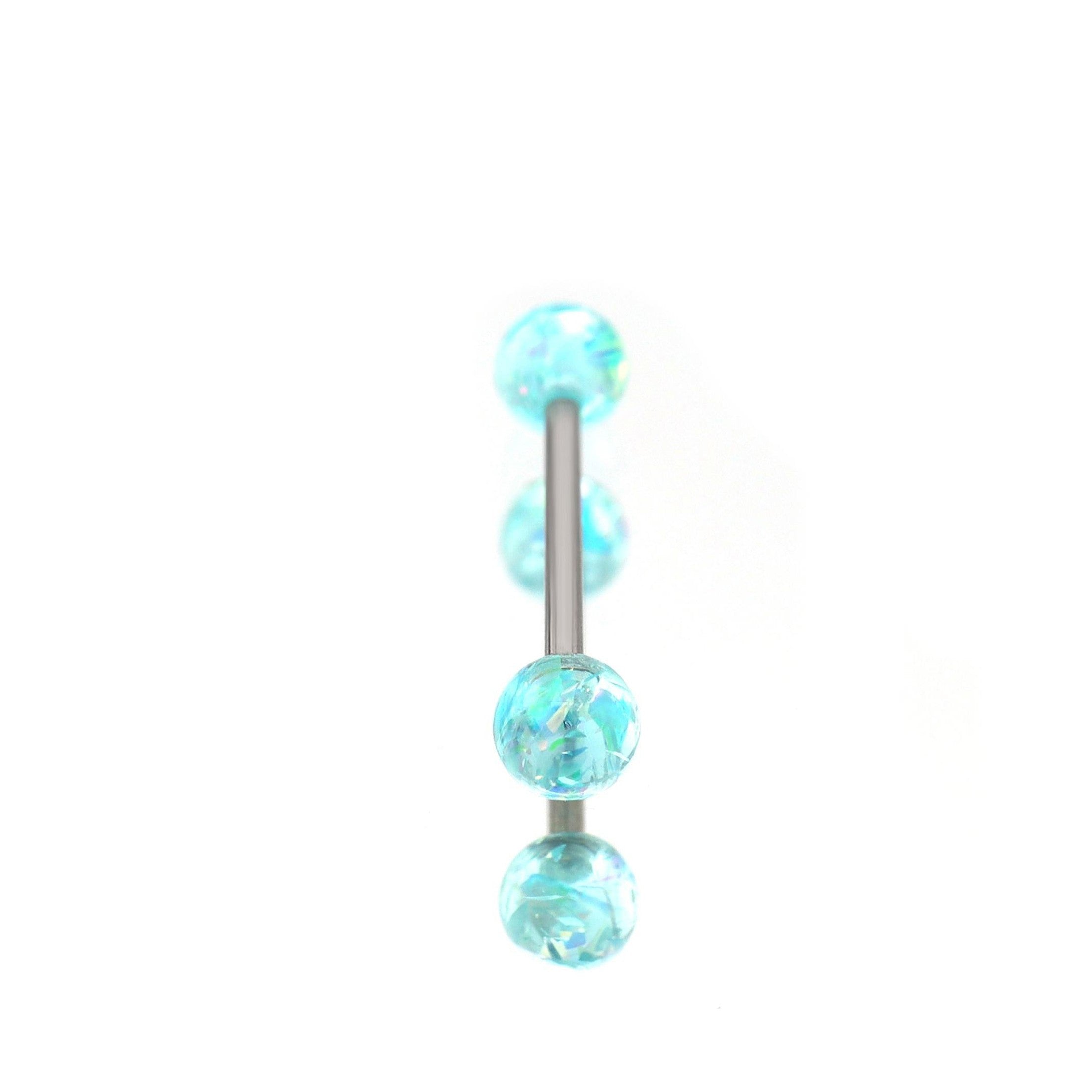 Vibrant Acrylic barbell studs