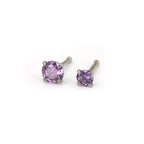 4/8PCS 20G CZ Nostril Stud Set