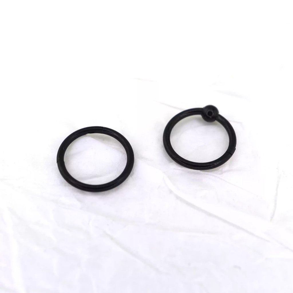 4PCS 16G Stainless Steel Nose Hoop Set
