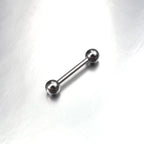 Classic Externally Threaded S925 Sterling Silver barbell studs
