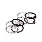 4PCS 16G Stainless Steel Nose Hoop Set