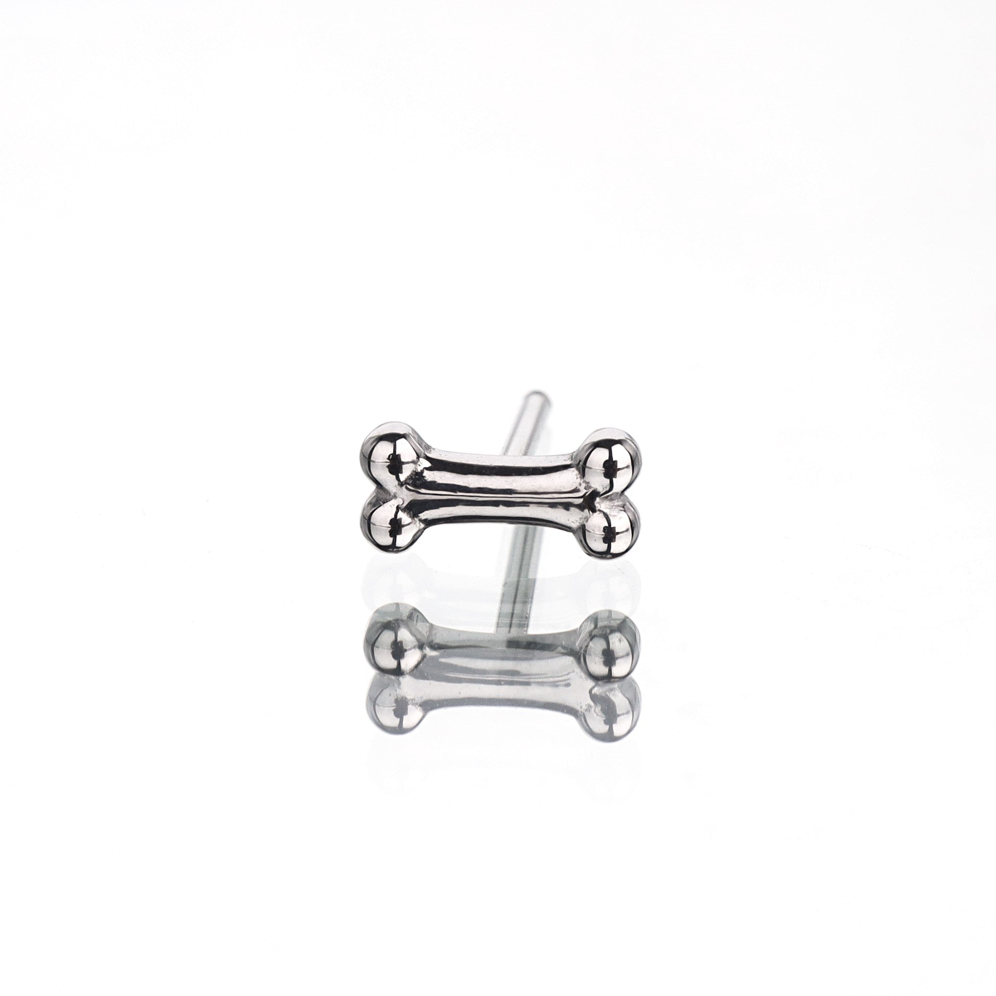 Puppy's Bone Stainless Steel Tongue Stud