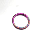Opal Half Titanium Segment Hoop