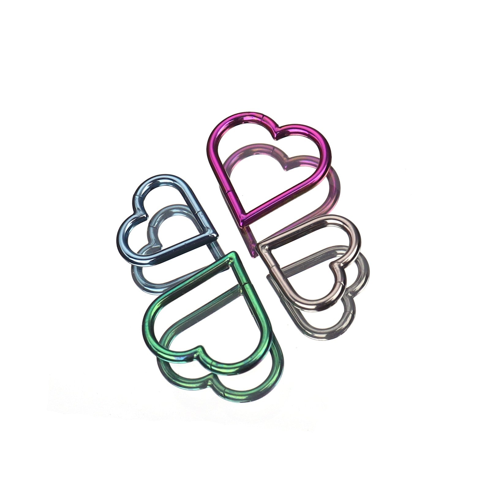 Heart-shaped Titanium Septum Ring