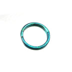 Opal Half Titanium Segment Hoop