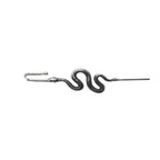 Single Ear Engraved Snake tainless steel Ear Climber